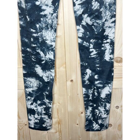 WOMENS MISS ME BLUE WHITE TIE DYE LOW RISE EMBELLISHED POCKETS SKINNY JEANS 27 - Picture 6 of 12